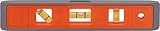 Johnson Level & Tool 7500M Magnetic Structo-Cast Torpedo Level, 9", Orange, 1 Level