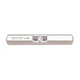 Starrett Pocket Level with Main Vial - Ideal for Machine Shop and Tool Room Use - 2-1/2" Length, Satin Nickel-Plated Finish, Hexagon Stock with Con...