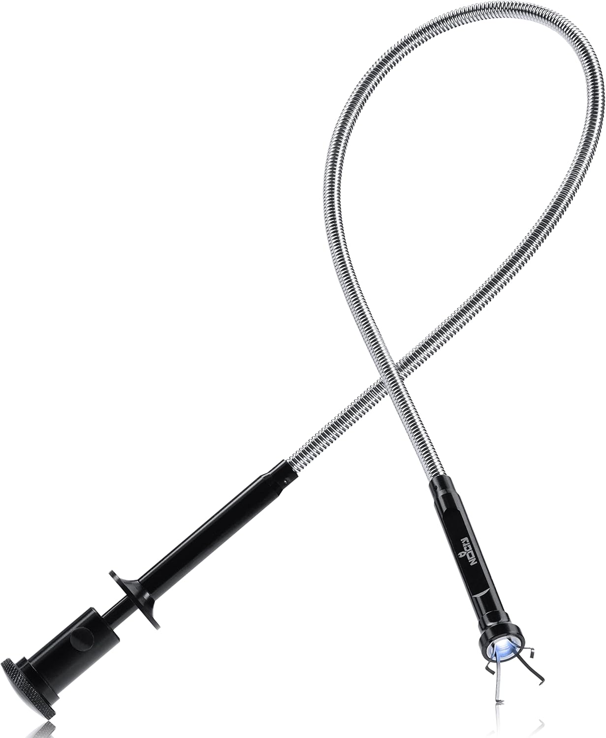 NoCry Magnetic Flexible Claw Grabber Pickup Tool with Bright LED Light - 27.7in Long Magnetic Pickup Tool, Retractable Claw Grabbing Tool, Magnetic...