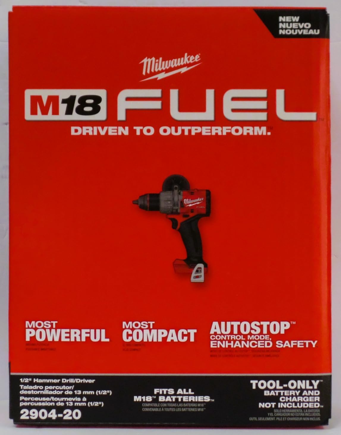 Milwaukee M18 FUEL 1/2" Hammer Drill/Driver 2904-20