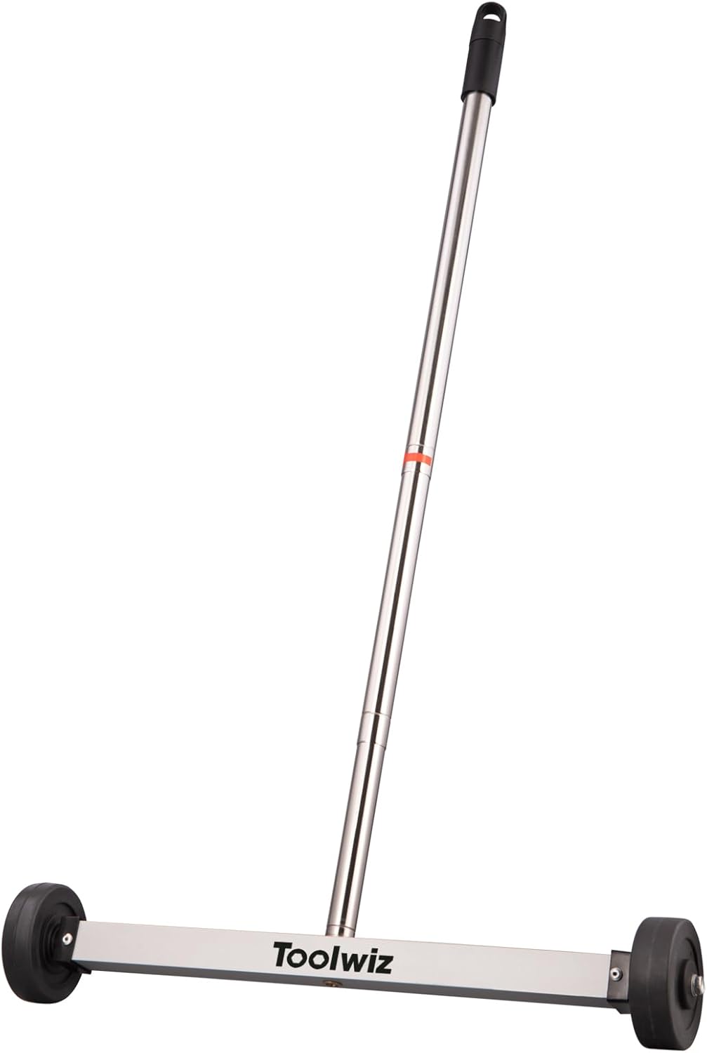 Toolwiz Magnetic Pick Up Sweeper 17-inch Heavy Duty Magnet Pickup Lawn Sweeper Roofing Tools, 8.8 Lbs Yard Magnet with Telescoping Holder and Wheel...